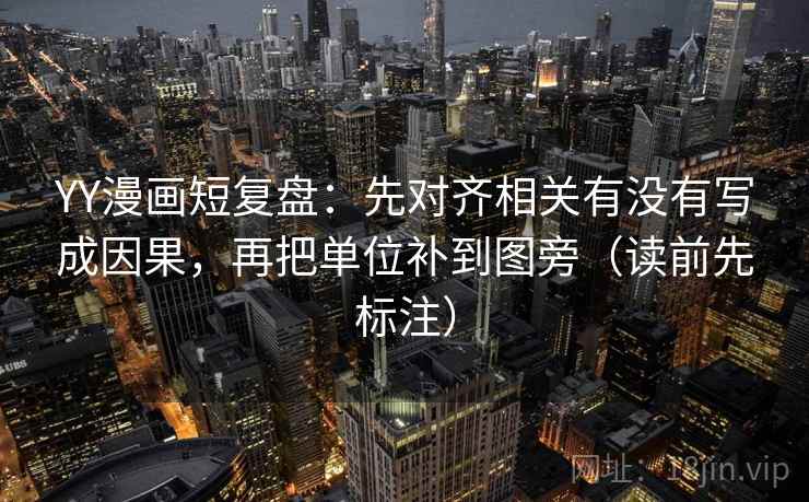 YY漫画短复盘:先对齐相关有没有写成因果,再把单位补到图旁(读前先标注) 第1张 YY漫画短复盘:先对齐相关有没有写成因果,再把单位补到图旁(读前先标注) 第1张